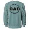 Unisex Midweight Pigment-Dyed Crewneck Sweatshirt Thumbnail