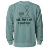 Unisex Midweight Pigment-Dyed Crewneck Sweatshirt Thumbnail