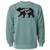 Unisex Midweight Pigment-Dyed Crewneck Sweatshirt Thumbnail