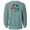 Unisex Midweight Pigment-Dyed Crewneck Sweatshirt Thumbnail