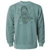 Unisex Midweight Pigment-Dyed Crewneck Sweatshirt Thumbnail