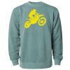 Unisex Midweight Pigment-Dyed Crewneck Sweatshirt Thumbnail