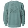 Unisex Midweight Pigment-Dyed Crewneck Sweatshirt Thumbnail