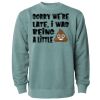 Unisex Midweight Pigment-Dyed Crewneck Sweatshirt Thumbnail