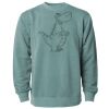 Unisex Midweight Pigment-Dyed Crewneck Sweatshirt Thumbnail