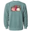 Unisex Midweight Pigment-Dyed Crewneck Sweatshirt Thumbnail