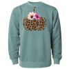 Unisex Midweight Pigment-Dyed Crewneck Sweatshirt Thumbnail