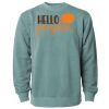 Unisex Midweight Pigment-Dyed Crewneck Sweatshirt Thumbnail