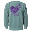 Unisex Midweight Pigment-Dyed Crewneck Sweatshirt Thumbnail