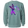 Unisex Midweight Pigment-Dyed Crewneck Sweatshirt Thumbnail