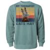 Unisex Midweight Pigment-Dyed Crewneck Sweatshirt Thumbnail