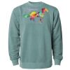 Unisex Midweight Pigment-Dyed Crewneck Sweatshirt Thumbnail