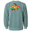 Unisex Midweight Pigment-Dyed Crewneck Sweatshirt Thumbnail