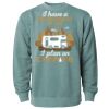 Unisex Midweight Pigment-Dyed Crewneck Sweatshirt Thumbnail