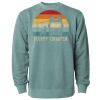 Unisex Midweight Pigment-Dyed Crewneck Sweatshirt Thumbnail