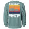 Unisex Midweight Pigment-Dyed Crewneck Sweatshirt Thumbnail