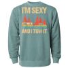 Unisex Midweight Pigment-Dyed Crewneck Sweatshirt Thumbnail