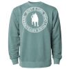 Unisex Midweight Pigment-Dyed Crewneck Sweatshirt Thumbnail