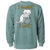 Unisex Midweight Pigment-Dyed Crewneck Sweatshirt Thumbnail