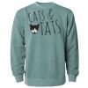 Unisex Midweight Pigment-Dyed Crewneck Sweatshirt Thumbnail