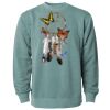 Unisex Midweight Pigment-Dyed Crewneck Sweatshirt Thumbnail