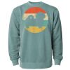 Unisex Midweight Pigment-Dyed Crewneck Sweatshirt Thumbnail