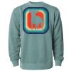 Unisex Midweight Pigment-Dyed Crewneck Sweatshirt Thumbnail