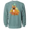 Unisex Midweight Pigment-Dyed Crewneck Sweatshirt Thumbnail