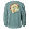 Unisex Midweight Pigment-Dyed Crewneck Sweatshirt Thumbnail