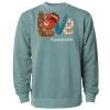 Unisex Midweight Pigment-Dyed Crewneck Sweatshirt Thumbnail