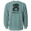 Unisex Midweight Pigment-Dyed Crewneck Sweatshirt Thumbnail