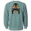 Unisex Midweight Pigment-Dyed Crewneck Sweatshirt Thumbnail