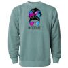 Unisex Midweight Pigment-Dyed Crewneck Sweatshirt Thumbnail