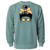 Unisex Midweight Pigment-Dyed Crewneck Sweatshirt Thumbnail