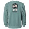 Unisex Midweight Pigment-Dyed Crewneck Sweatshirt Thumbnail