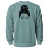 Unisex Midweight Pigment-Dyed Crewneck Sweatshirt Thumbnail