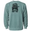 Unisex Midweight Pigment-Dyed Crewneck Sweatshirt Thumbnail