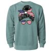 Unisex Midweight Pigment-Dyed Crewneck Sweatshirt Thumbnail