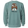 Unisex Midweight Pigment-Dyed Crewneck Sweatshirt Thumbnail