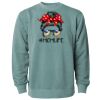 Unisex Midweight Pigment-Dyed Crewneck Sweatshirt Thumbnail