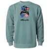 Unisex Midweight Pigment-Dyed Crewneck Sweatshirt Thumbnail