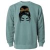 Unisex Midweight Pigment-Dyed Crewneck Sweatshirt Thumbnail