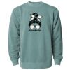 Unisex Midweight Pigment-Dyed Crewneck Sweatshirt Thumbnail