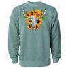 Unisex Midweight Pigment-Dyed Crewneck Sweatshirt Thumbnail