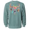 Unisex Midweight Pigment-Dyed Crewneck Sweatshirt Thumbnail