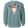 Unisex Midweight Pigment-Dyed Crewneck Sweatshirt Thumbnail