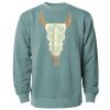 Unisex Midweight Pigment-Dyed Crewneck Sweatshirt Thumbnail