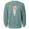 Unisex Midweight Pigment-Dyed Crewneck Sweatshirt Thumbnail