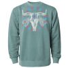 Unisex Midweight Pigment-Dyed Crewneck Sweatshirt Thumbnail