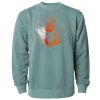 Unisex Midweight Pigment-Dyed Crewneck Sweatshirt Thumbnail